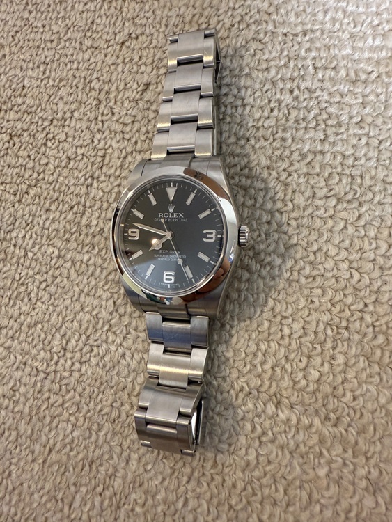 ロレックス エクスプローラー 21427（高級時計）の商品画像 - 査定依頼日：2025年9月1日 - 最高査定価格：1,050,000円