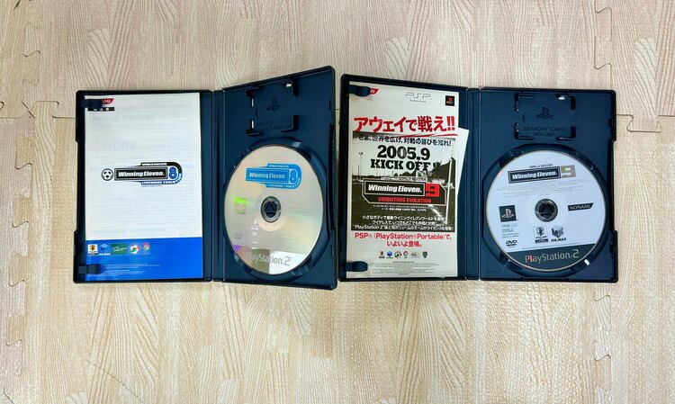 PlayStation2本体SCPH-50000とソフト６本（ゲーム機本体・ゲームソフト）の商品画像 - 査定依頼日：2025年3月30日 - 最高査定価格：2,850円