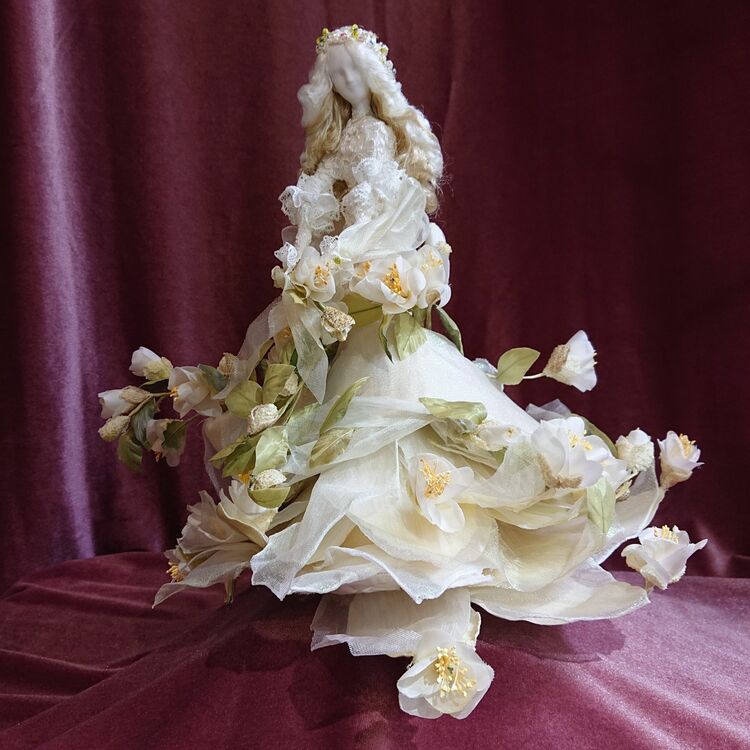 沙羅双樹　染花人形SOA（美術品・骨董品）の商品画像 - 査定依頼日：2025年12月2日 - 最高査定価格：10,000円