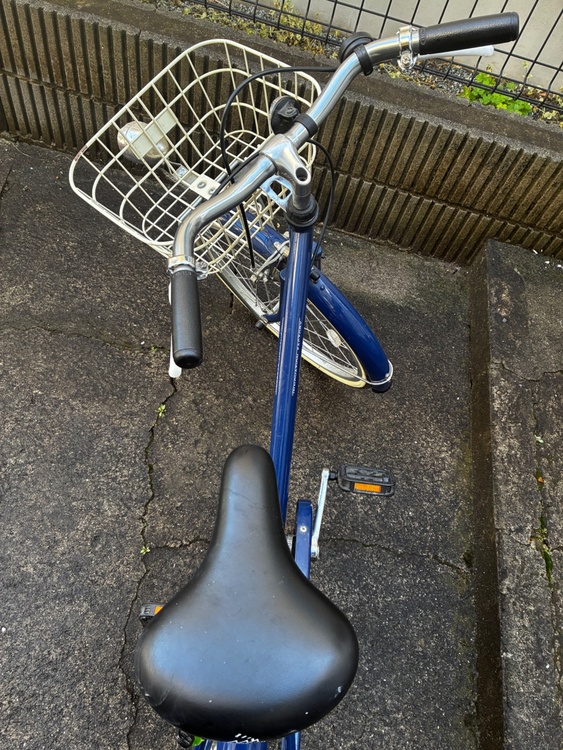 サイクルベースあさひ　ジュニアシティ車　20インチ　ブルー（自転車）の商品画像 - 査定依頼日：2026年4月2日 - 最高査定価格：3,000円