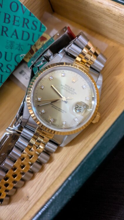 ロレックス デイトジャスト （高級時計）の商品画像 - 査定依頼日：2026年1月23日 - 最高査定価格：1,130,000円