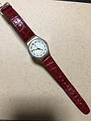 スウォッチ腕時計(革ベルト)
