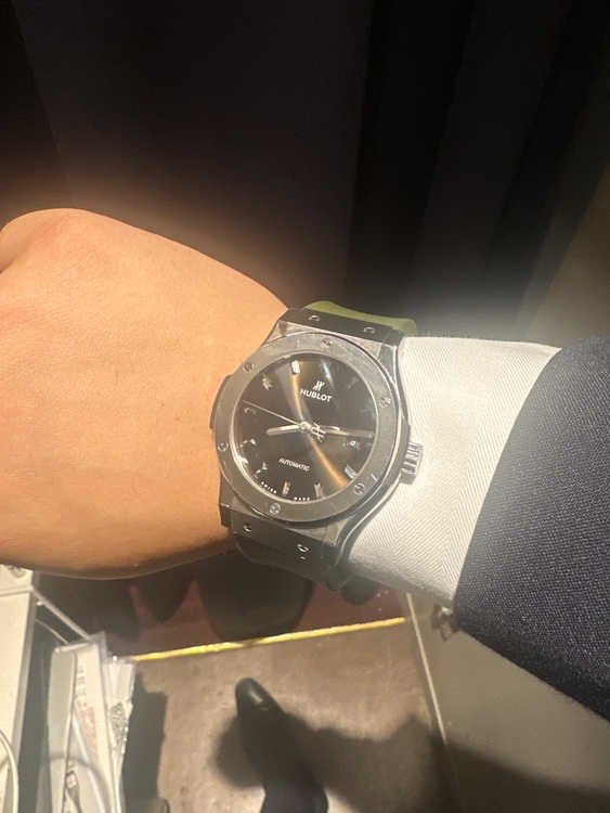 ウブロ クラシックフュージョン NX897（高級時計）の商品画像 - 査定依頼日：2025年9月8日 - 最高査定価格：550,000円