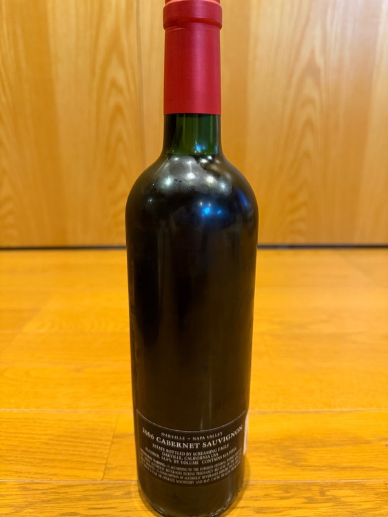 スクリーミング・イーグル 2006 カベルネ・ソーヴィニヨン（お酒）の商品画像 - 査定依頼日：2025年10月12日 - 最高査定価格：340,000円