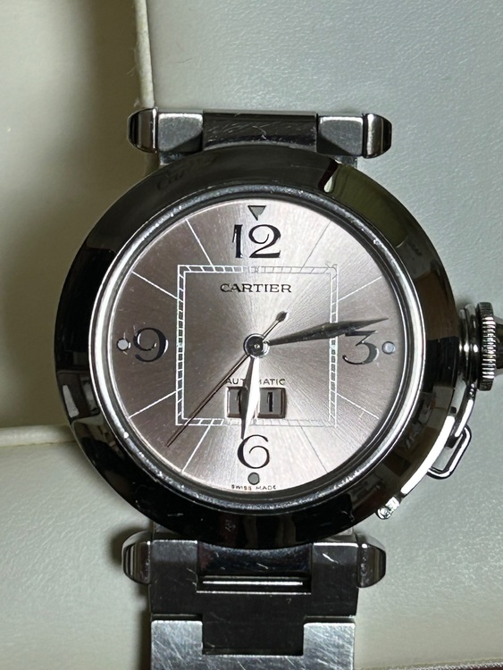 カルティエ パシャ パシャCピンクダイヤルラージでー（高級時計）の商品画像 - 査定依頼日：2025年10月30日 - 最高査定価格：280,000円