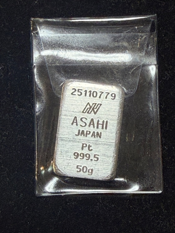 プラチナインゴット（金・貴金属）の商品画像 - 査定依頼日：2026年2月1日 - 最高査定価格：1,300,000円