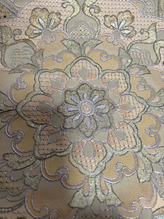 汕頭刺繍　全通　袋帯（着物）の商品画像 - 査定依頼日：2026年6月21日 - 最高査定価格：2,000円