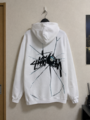 stussy shattered hoodie（古着・ファッション）の商品画像 - 査定依頼日：2026年10月10日 - 最高査定価格：100,000円