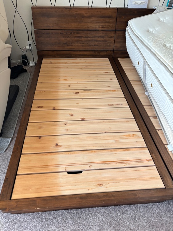 シモンズ　ベッドフレーム　シングル✖️3個　Shimanto Hinoki Ko（家具・寝具）の商品画像 - 査定依頼日：2026年2月12日 - 最高査定価格：5,500円