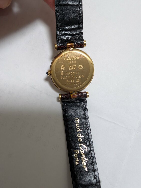 マスト ヴァンドーム ヴェルメイユ（ボルドー文字盤）（高級時計）の商品画像 - 査定依頼日：2026年2月25日 - 最高査定価格：120,000円