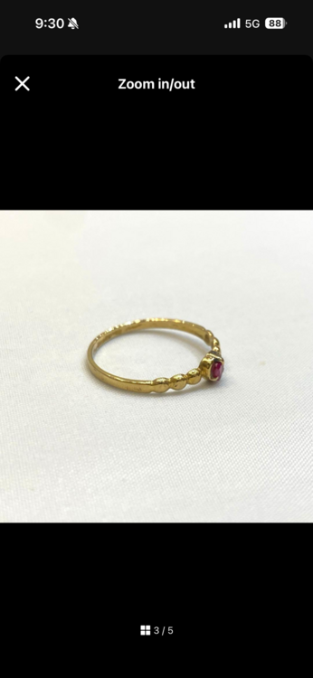 Ruby k18 リング（金・貴金属）の商品画像 - 査定依頼日：2026年2月6日 - 最高査定価格：40,000円