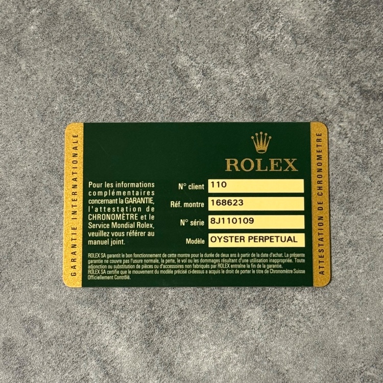 ROLEX ヨットマスター 168623 シルバー コンビ 箱保証書付（高級時計）の商品画像 - 査定依頼日：2026年10月20日 - 最高査定価格：1,000,000円