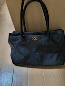 CHANELキャビアスキン黒エグゼクティブ2wayトートバッグ（ブランドバッグ）の商品画像 - 査定依頼日：2025年9月18日 - 最高査定価格：130,000円