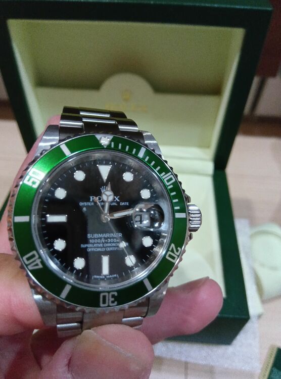 ロレックス サブマリーナー 16610LV（高級時計）の商品画像 - 査定依頼日：2025年6月20日 - 最高査定価格：1,850,000円