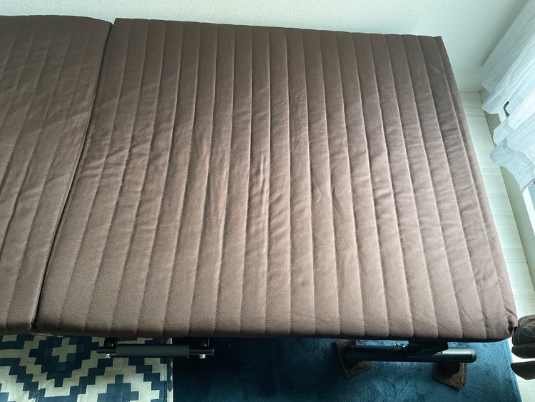 リクライニング折りたたみベッド（家具・寝具）の商品画像 - 査定依頼日：2023年4月9日 - 最高査定価格：100円