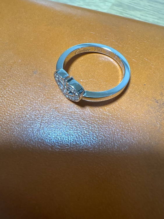 Cartier 指輪 ハート 750 51 k18wg（金・貴金属）の商品画像 - 査定依頼日：2026年5月31日 - 最高査定価格：160,000円