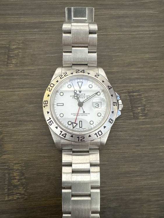 ロレックス エクスプローラー 16570（高級時計）の商品画像 - 査定依頼日：2025年8月20日 - 最高査定価格：1,160,000円