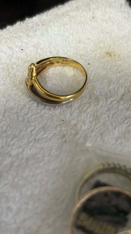 K18.Pt850（金・貴金属）の商品画像 - 査定依頼日：2025年5月28日 - 最高査定価格：40,000円