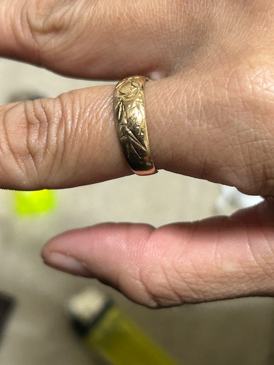 18金　3.6g 和柄梅花模様彫刻りん（金・貴金属）の商品画像 - 査定依頼日：2026年2月8日 - 最高査定価格：74,000円