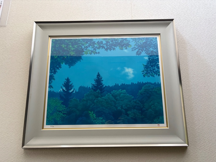 緑の窓　(リトグラフ)（美術品・骨董品）の商品画像 - 査定依頼日：2026年7月2日 - 最高査定価格：10,000円