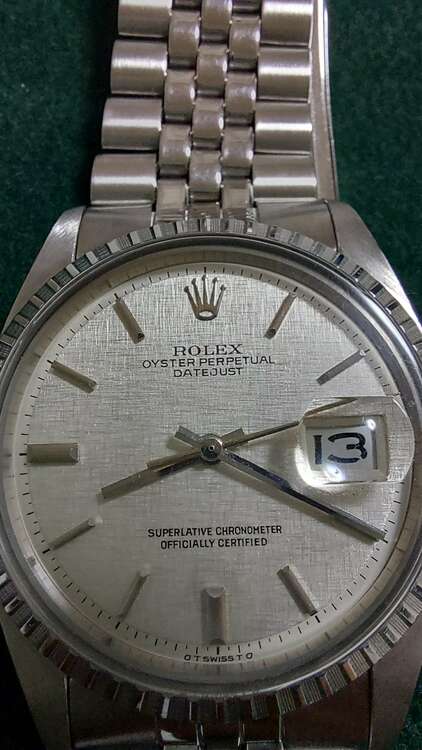 ロレックス デイトジャスト 1603（高級時計）の商品画像 - 査定依頼日：2025年4月29日 - 最高査定価格：600,000円