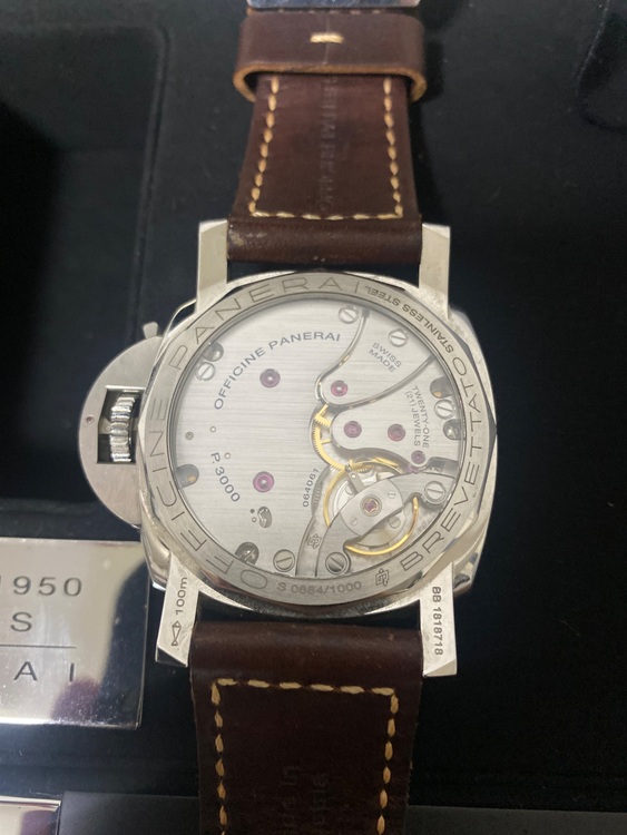 パネライ ルミノール 1950 3DAYS acciaa（高級時計）の商品画像 - 査定依頼日：2025年10月4日 - 最高査定価格：750,000円