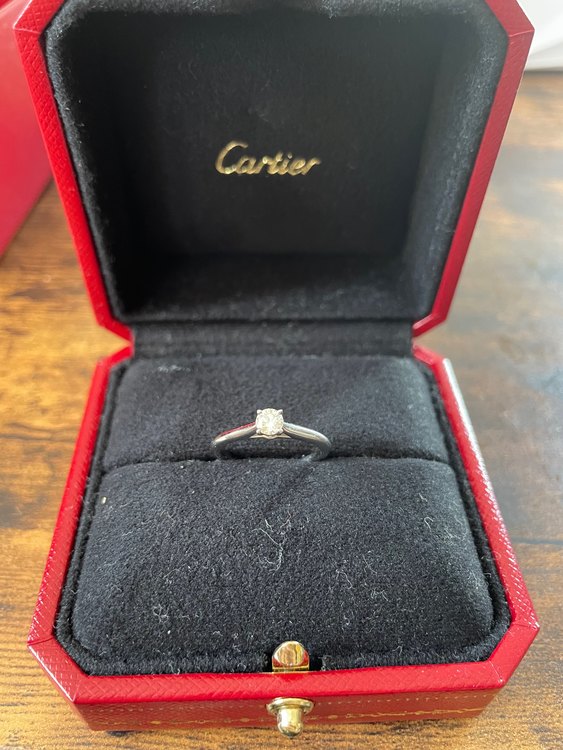 Cartier0.23ct D 50MWM199 Pt950（宝石）の商品画像 - 査定依頼日：2022年9月6日 - 最高査定価格：35,000円
