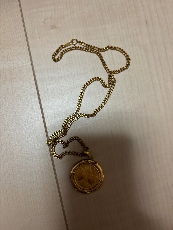 コインネックレス（金・貴金属）の商品画像 - 査定依頼日：2025年2月1日 - 最高査定価格：200,000円