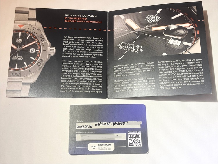 タグホイヤー アクアレーサー （高級時計）の商品画像 - 査定依頼日：2025年6月26日 - 最高査定価格：230,000円