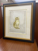 茶色の猫（美術品・骨董品）の商品画像 - 査定依頼日：2026年1月23日 - 最高査定価格：8,000円