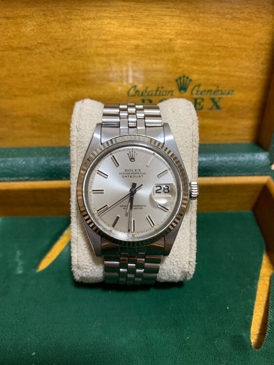 ロレックス デイトジャスト 160（高級時計）の商品画像 - 査定依頼日：2025年3月10日 - 最高査定価格：620,000円