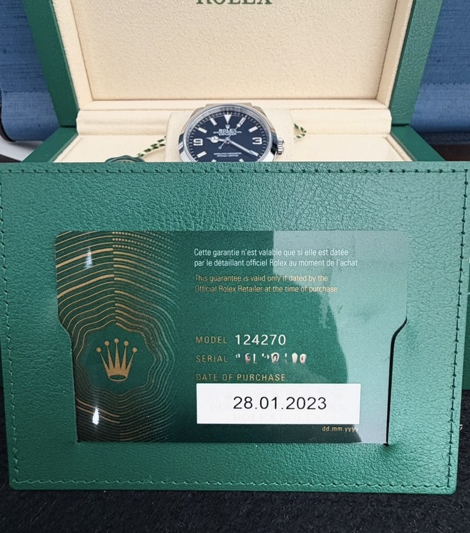 ロレックス エクスプローラー 12427（高級時計）の商品画像 - 査定依頼日：2026年3月14日 - 最高査定価格：1,300,000円