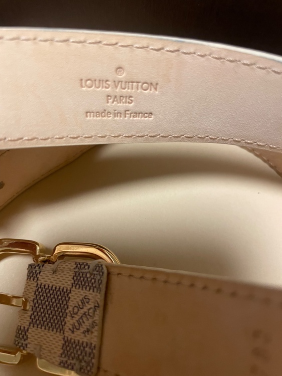 ルイヴィトン　ダミエレザーベルト（古着・ファッション）の商品画像 - 査定依頼日：2026年4月9日 - 最高査定価格：12,000円