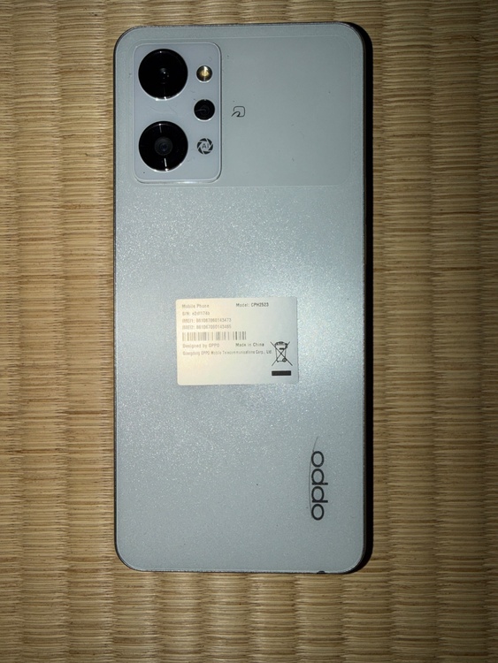 OPPO Reno9 A SIMフリー （スマホ）の商品画像 - 査定依頼日：2026年3月29日 - 最高査定価格：3,000円