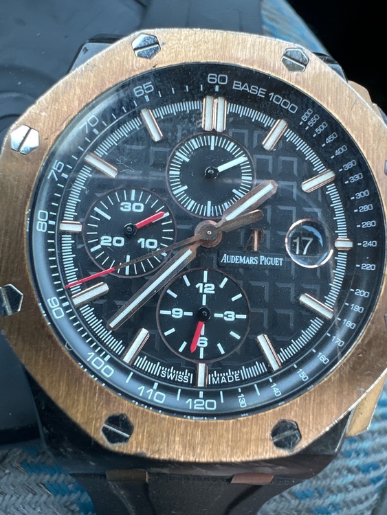 オーデマピゲ ロイヤルオークオフショア QE II CUP 2016 LIMITED EDITION J0387（高級時計）の商品画像 - 査定依頼日：2025年9月17日 - 最高査定価格：6,000,000円