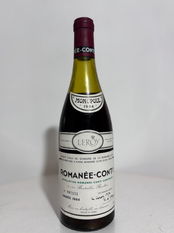 ワイン ロマネコンティ （お酒）の商品画像 - 査定依頼日：2025年10月22日 - 最高査定価格：1,000円