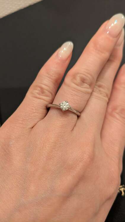 プラチナダイヤモンドリング（金・貴金属）の商品画像 - 査定依頼日：2025年3月26日 - 最高査定価格：50,000円