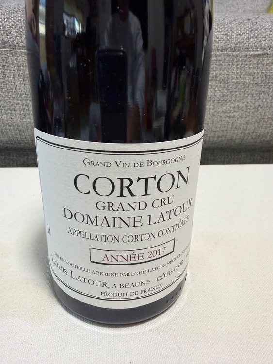 CORTON DOMAINE LATOUR 2017（お酒）の商品画像 - 査定依頼日：2026年5月5日 - 最高査定価格：16,000円