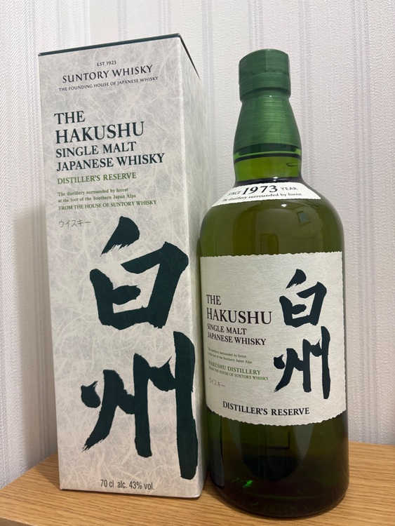 白州（お酒）の商品画像 - 査定依頼日：2025年8月24日 - 最高査定価格：8,800円
