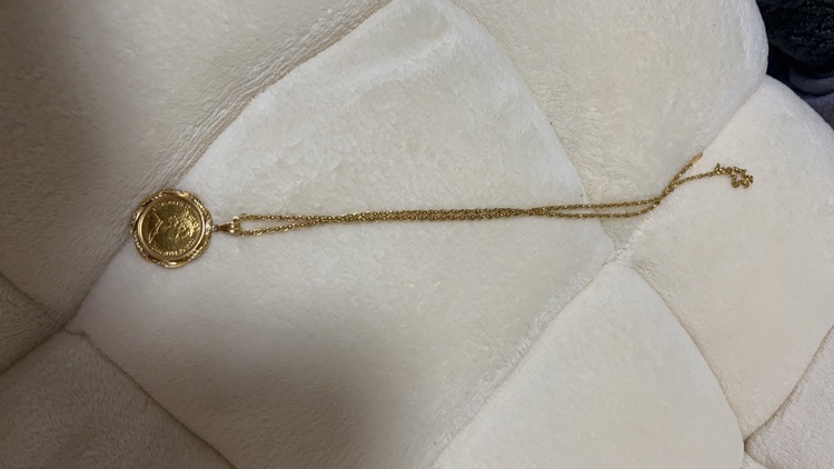 コインネックレス（金・貴金属）の商品画像 - 査定依頼日：2025年6月16日 - 最高査定価格：150,000円