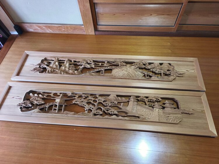 欄間（美術品・骨董品）の商品画像 - 査定依頼日：2026年6月9日 - 最高査定価格：3,000円