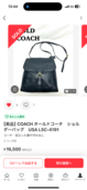 その他 コーチ （ブランドバッグ）の商品画像 - 査定依頼日：2025年6月15日 - 最高査定価格：7,000円