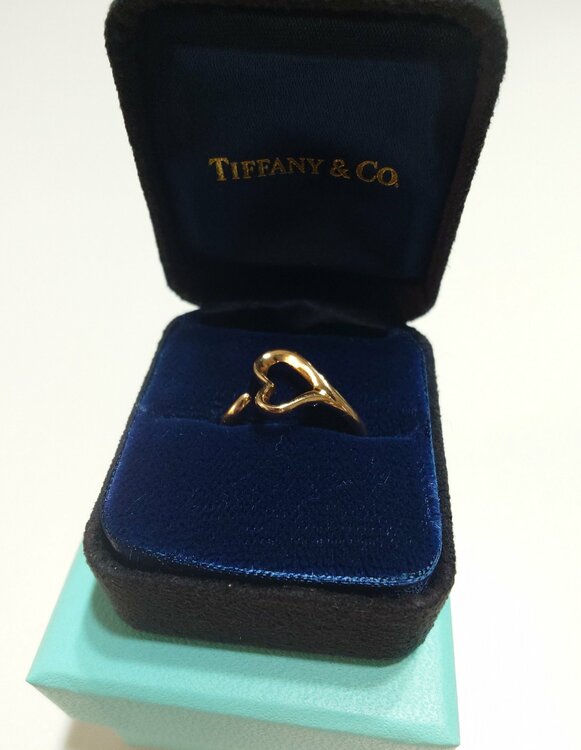 Elsa Peretti Open Heart Ring（エルサ・ペレッティ オープン ハート リング）（金・貴金属）の商品画像 - 査定依頼日：2026年9月14日 - 最高査定価格：100,000円