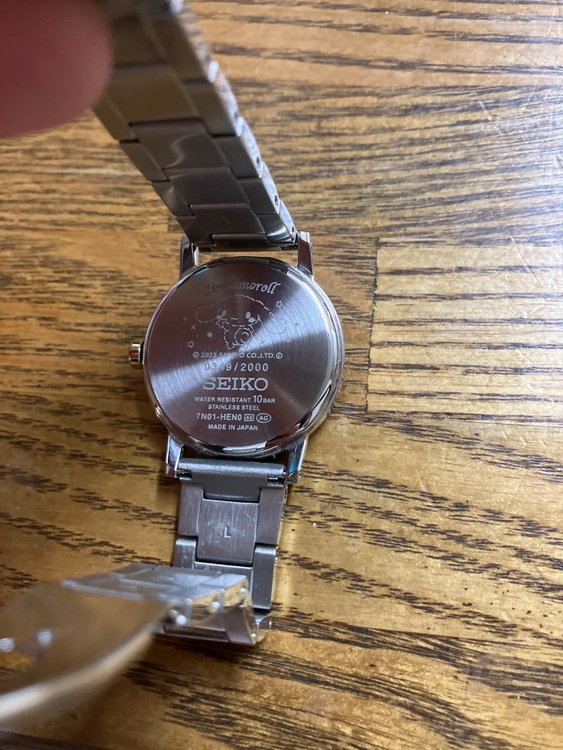 SEIKO×シナモロール コラボ時計（高級時計）の商品画像 - 査定依頼日：2025年11月21日 - 最高査定価格：30,000円