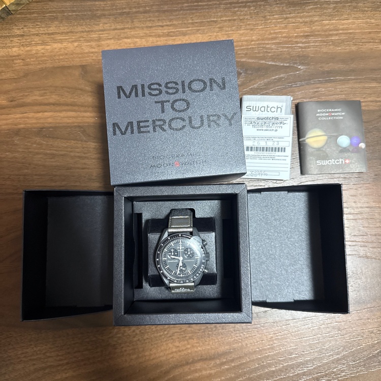 オメガスウォッチ　マーキュリー（高級時計）の商品画像 - 査定依頼日：2026年1月28日 - 最高査定価格：40,000円