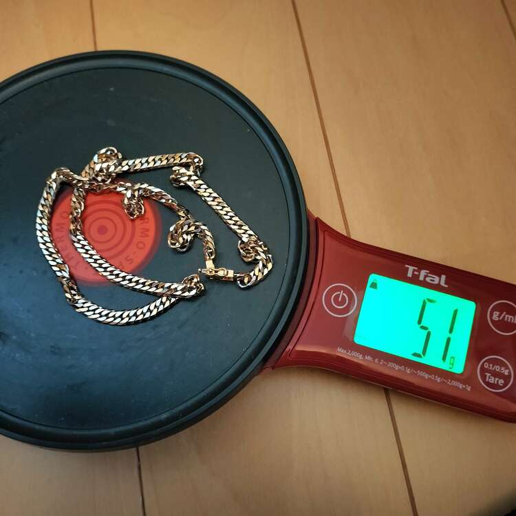 田中貴金属k18＆pt850ネックレス（金・貴金属）の商品画像 - 査定依頼日：2025年5月13日 - 最高査定価格：330,000円