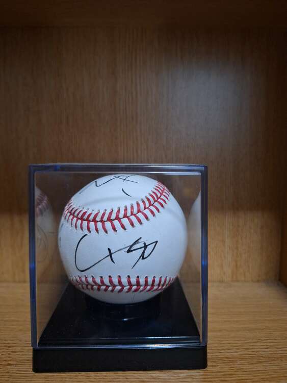 大谷、ヌートバー、ダルビッシュのサインボール（その他のスポーツ用品）の商品画像 - 査定依頼日：2025年4月11日 - 最高査定価格：110,000円