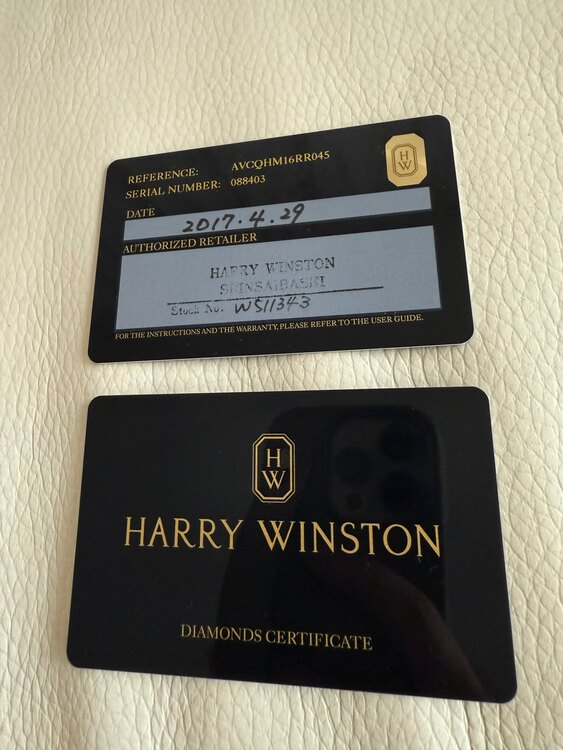 ハリーウィンストン AVCQHM16RR045 （高級時計）の商品画像 - 査定依頼日：2025年5月17日 - 最高査定価格：1,000,000円