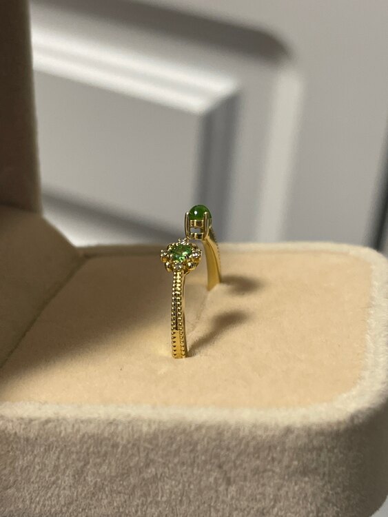 K18 アンドラダイト　リング（金・貴金属）の商品画像 - 査定依頼日：2024年1月25日 - 最高査定価格：40,000円