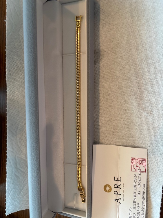 12面トリプルカット18cmブレスレット10ｇ（金・貴金属）の商品画像 - 査定依頼日：2025年8月8日 - 最高査定価格：135,000円